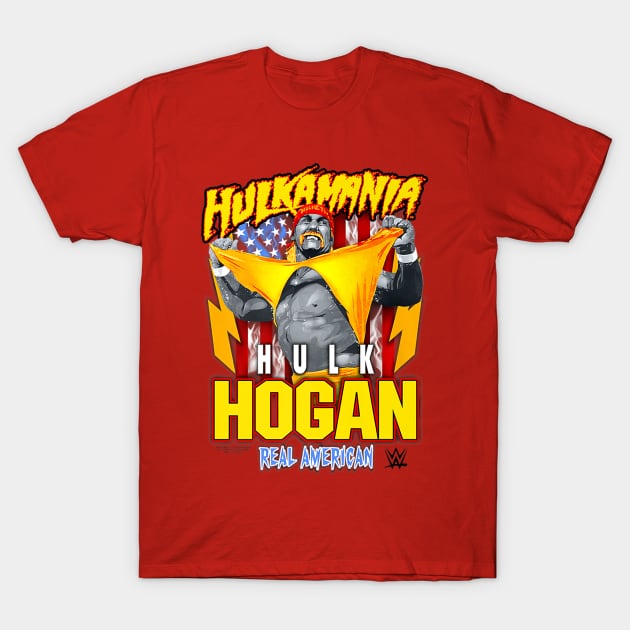 Hulk Hogan Hulkamania Real American Ripped T-Shirt by Holman